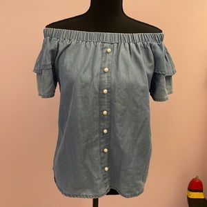 California Moon Rise Off Shoulders Top Size S